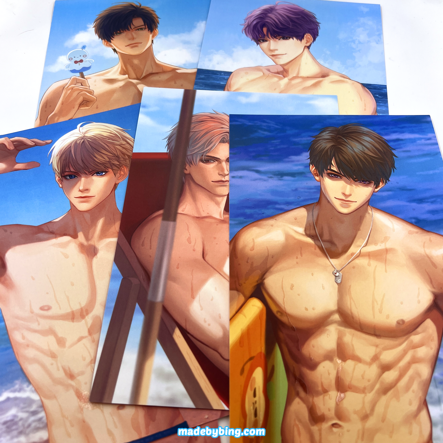 Love and Deepspace Beach UV Spot Gloss Prints