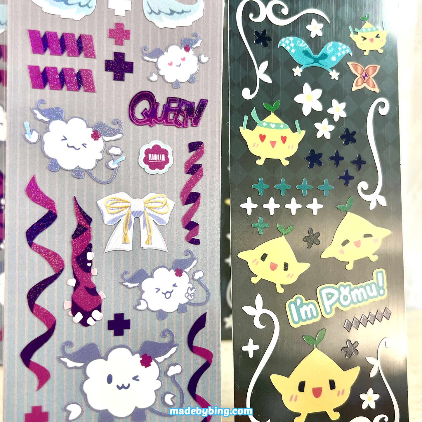 NijiEN Pomu and Elira Deco Stickers