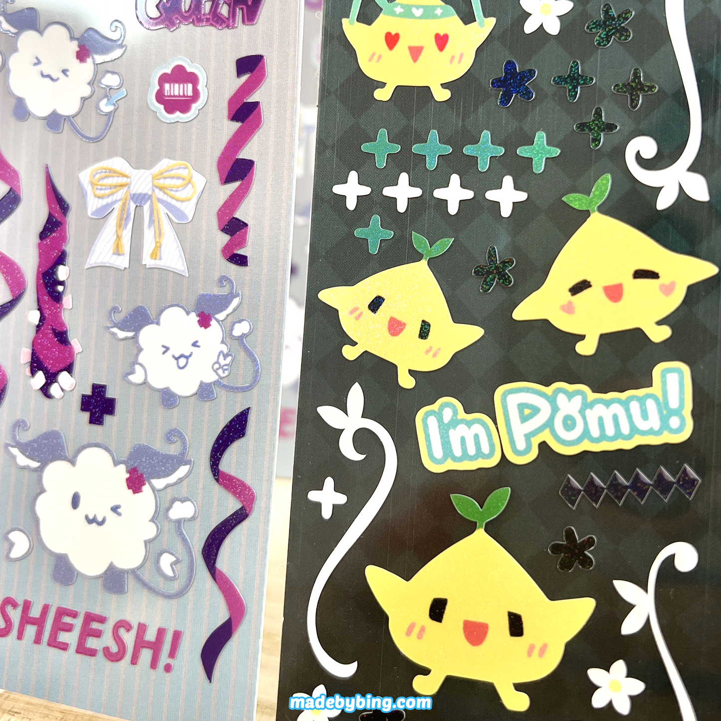 NijiEN Pomu and Elira Deco Stickers