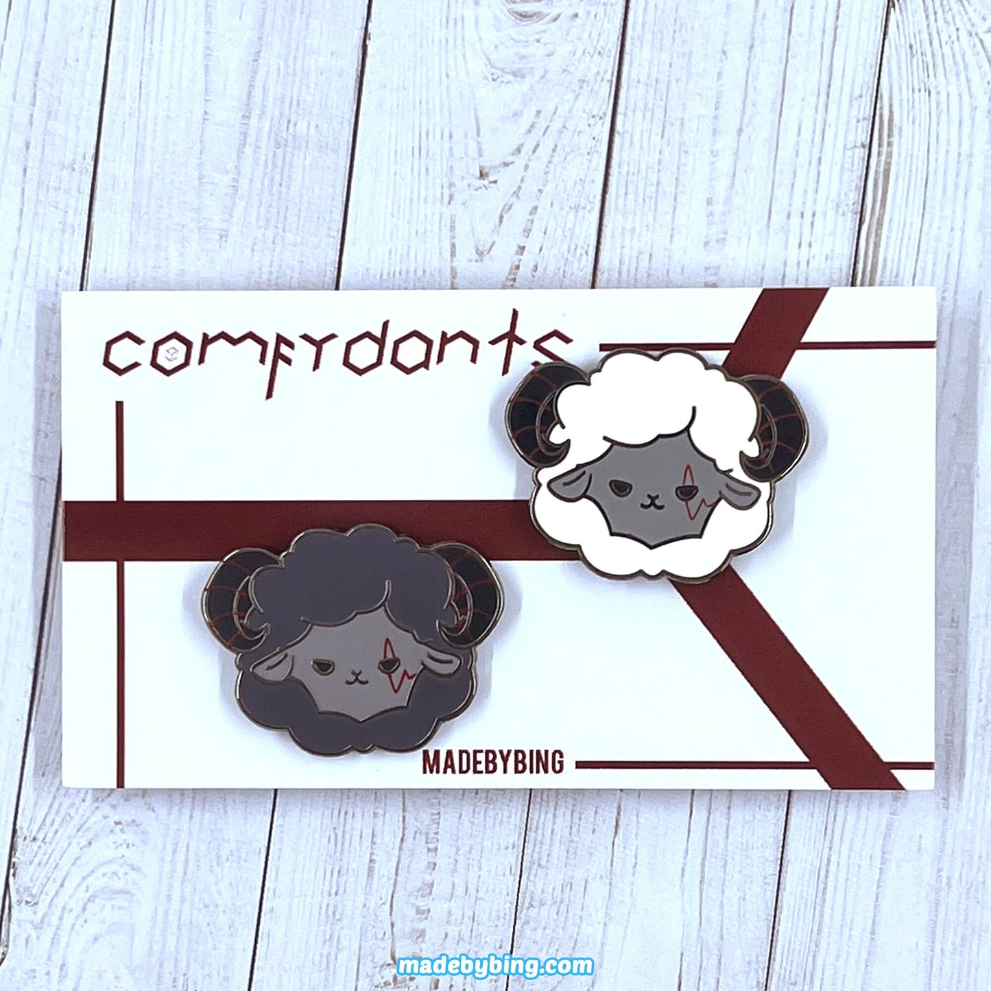 NijiEN Comfydants Enamel Pin Set