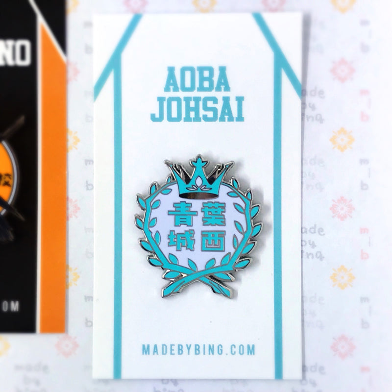 HQ!! School Emblem Enamel Pins