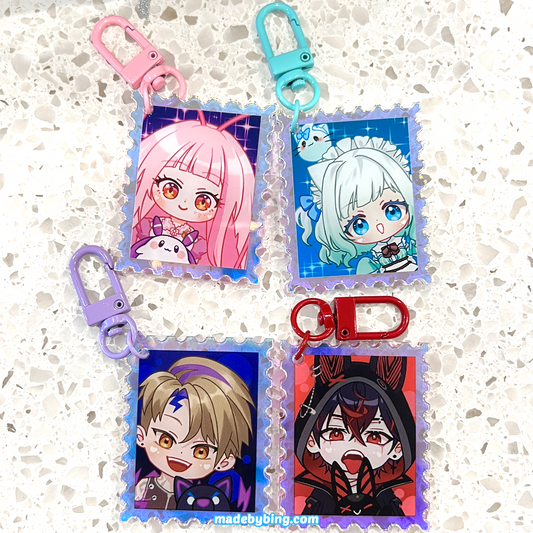 Vtuber Stamp Charms