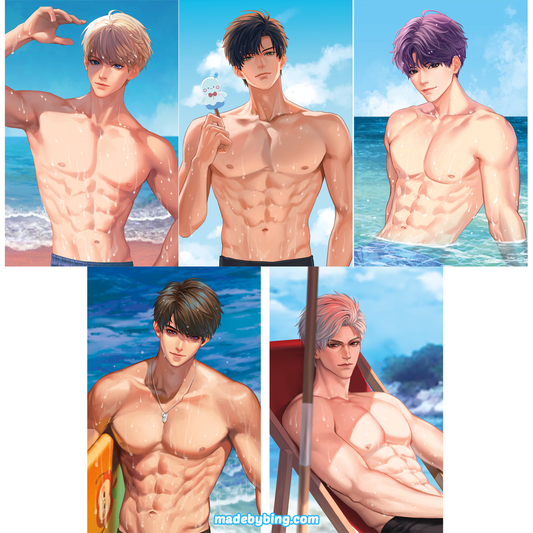 Love and Deepspace Beach UV Spot Gloss Prints