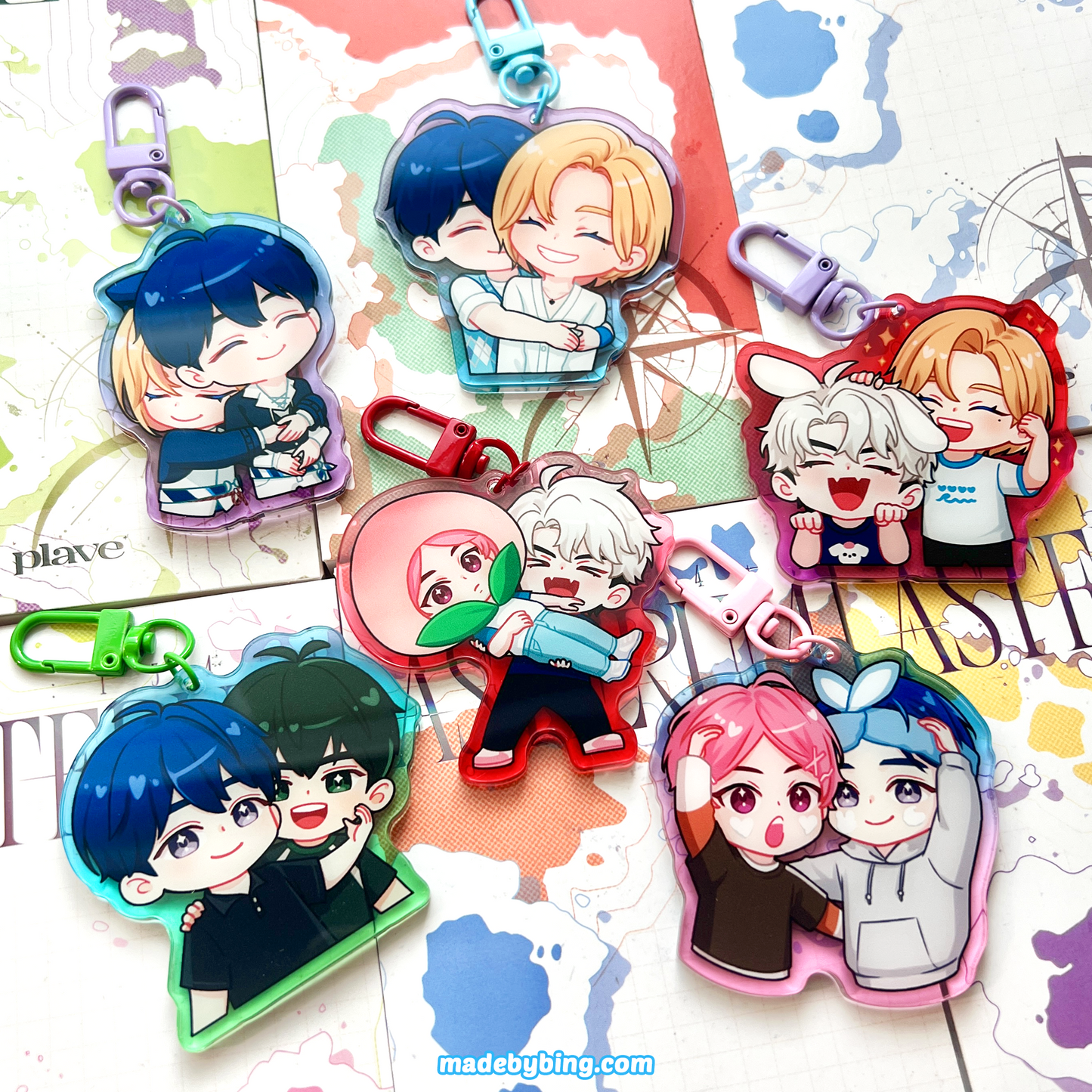 PLAVE Duo Unit Acrylic Charms