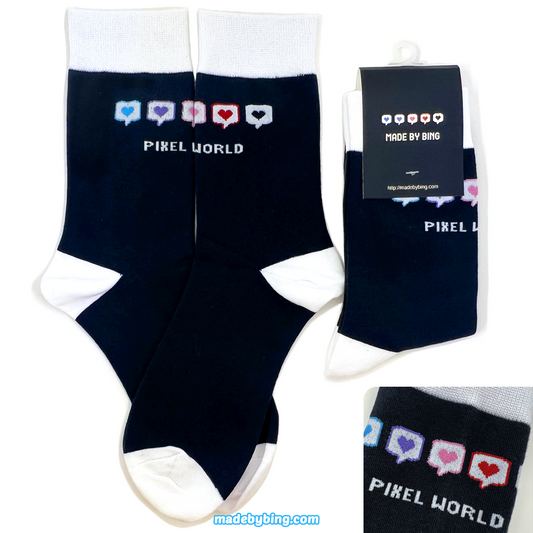 PLAVE Pixel World Crew Socks