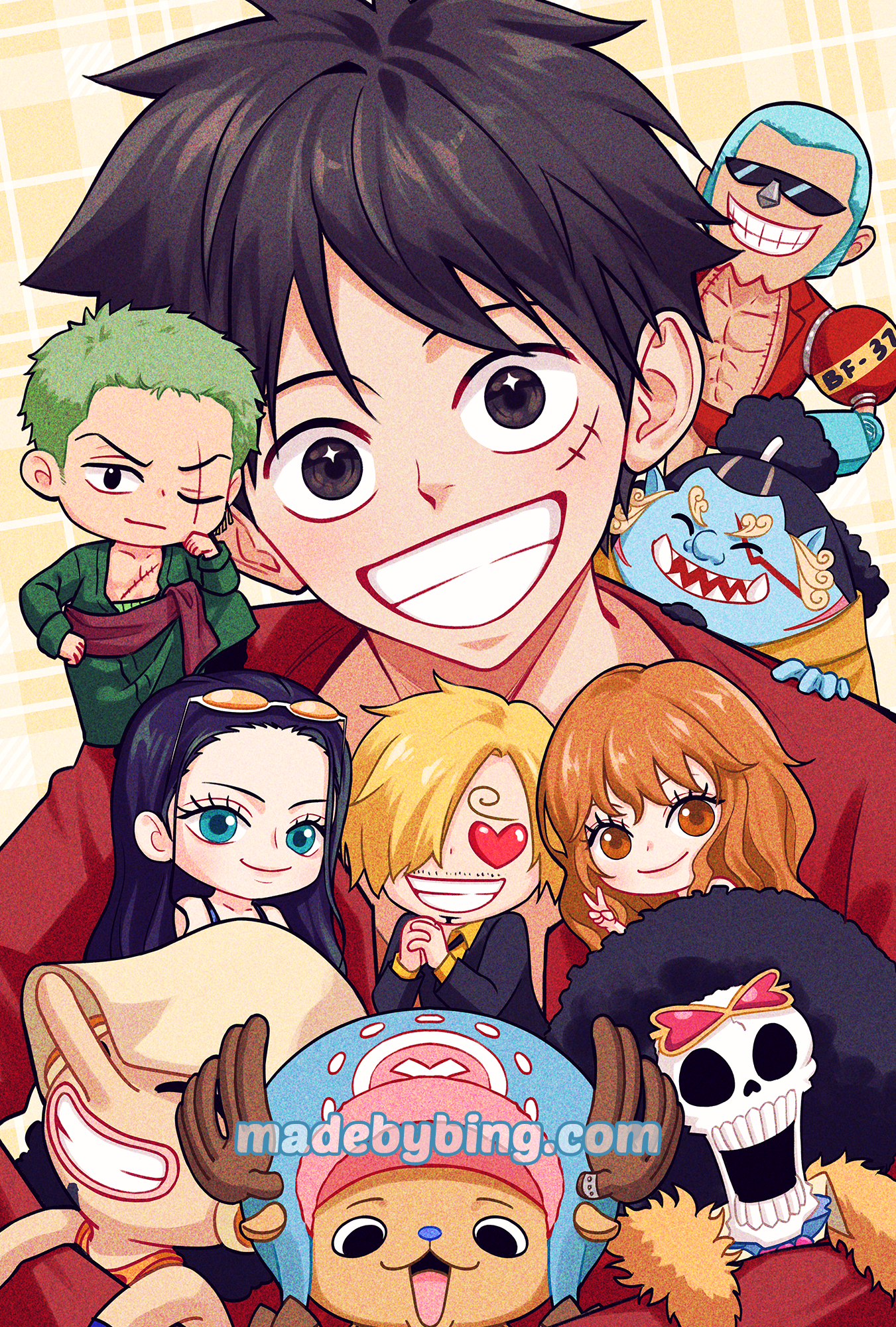 Straw Hats Chibis Print