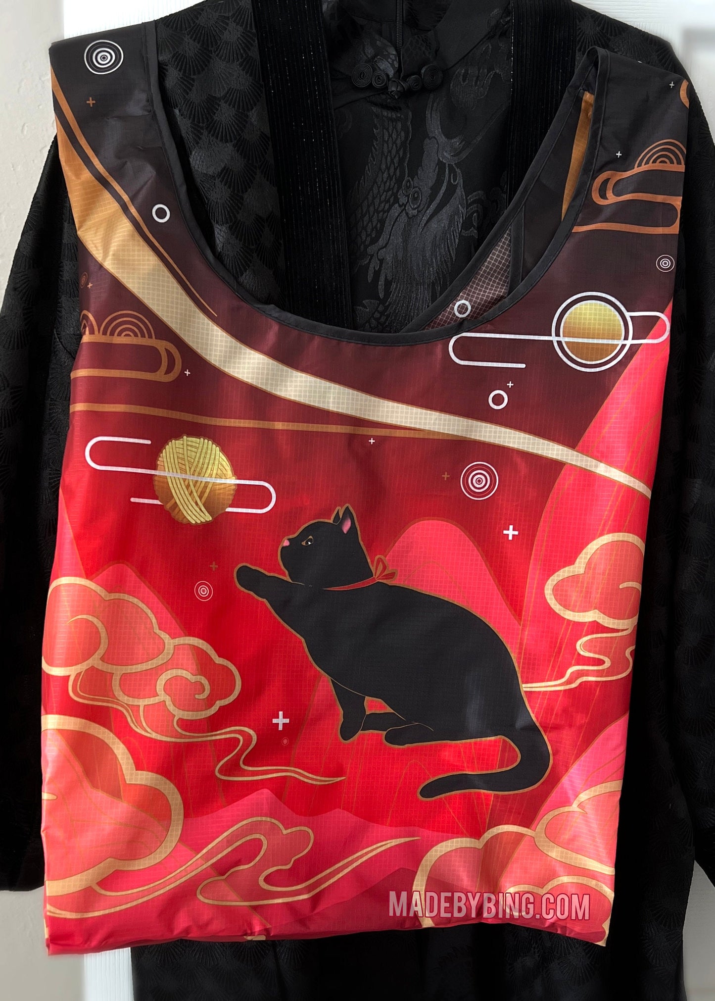 Immortal Cultivated Cat Reusable Shopping Bag