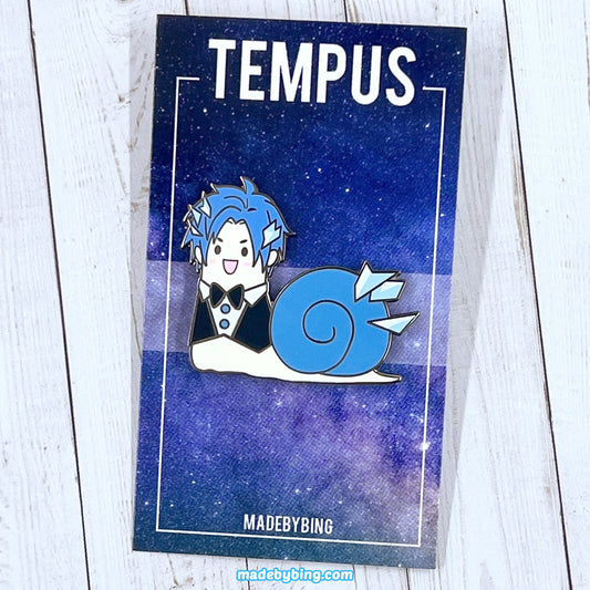 HoloTEMPUS Snailtare Enamel Pin